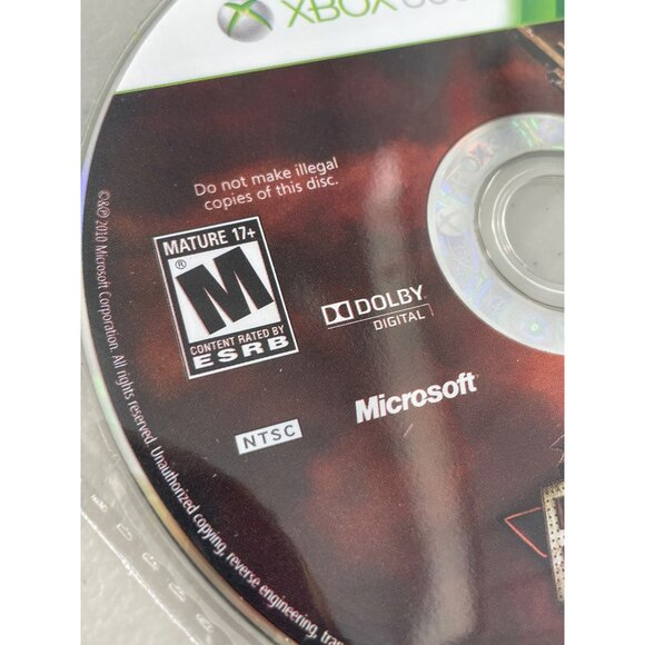 Fallout New Vegas Xbox 360 Disc Only NTSC Mature 17+ Dolby Digital Bethesda - Picture 5 of 5